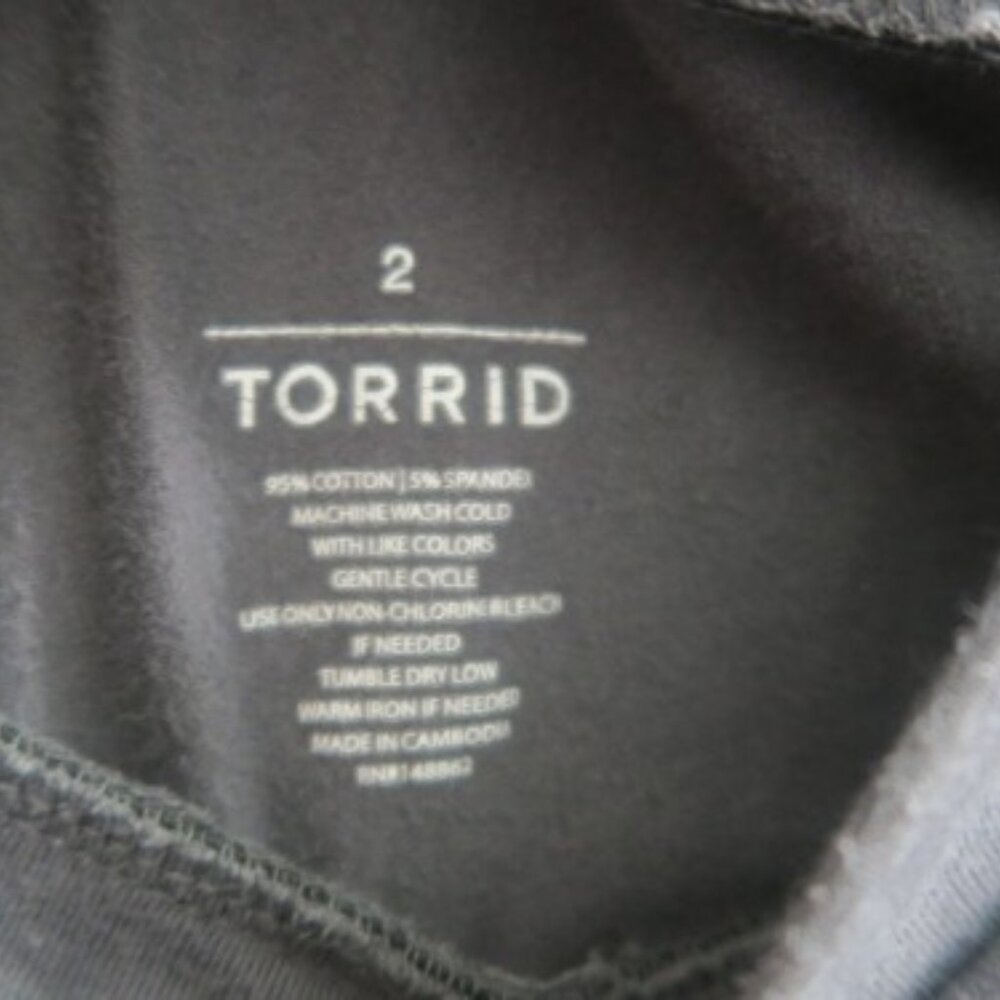 Torrid solid basic simple plain leggings plus size activewear in gray size 2 (2X - Picture 9 of 13